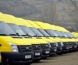 yellow minibuses