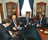 davit usupashvili in the US, March, 2013