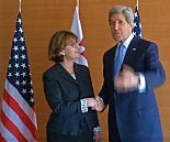 maya panjikidze - john kerry - brussels 2013-04-24