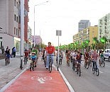 mikheil saakashvili - bicycle ride in Turkey 2013-04-08