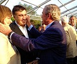 sandra roelofs - mikheil saakashvili - george w bush - 2013-04-25