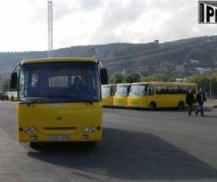 yellow buses batumi