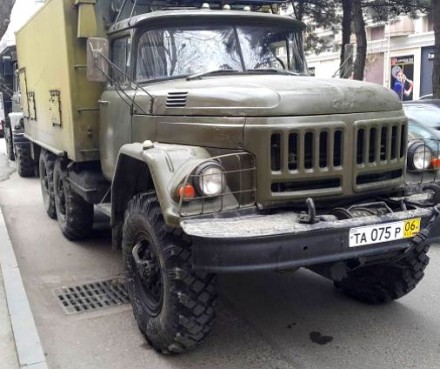 military truck with Russian number plate_from facebook
