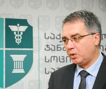 Health Minister Davit Sergeenko presented the treatment effort for hepatitis C patients.