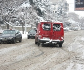 snow in Tbilisi 2013-01-09
