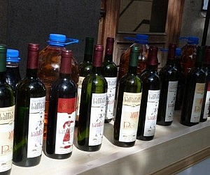 Georgian-wine-bottles