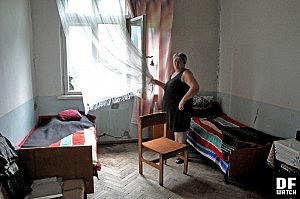 A room, where four persons are living (DF Watch photo)