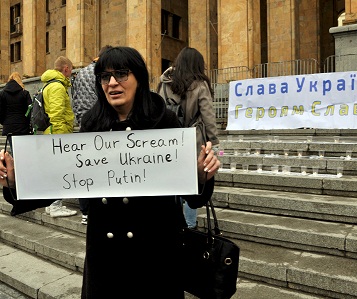 Ukraine support demonstration 2014-02-23