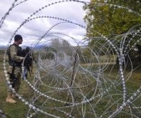 razor wire border south ossetia