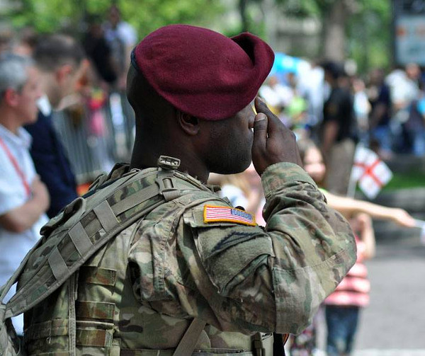 US_soldier_in_Tbilisi_Independence_Day_2015