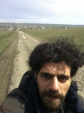 Selfie on the road to Udabno ( Mustafa Shalan)