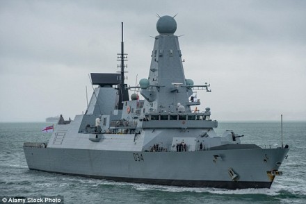 ესკადრის ნაღმოსანი HMS Diamond გამოშვებულია 2007 წელს, სამხედრო ფლოტის სამსახურში კი 2010-ში ჩადგა ("დეილი მეილი")