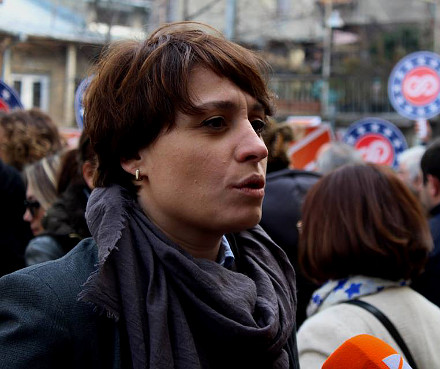 Elene Khoshtaria is European Georgia's candidate for mayor of Tbilisi.