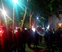 Police evacuating Mziuri Park after a bomb threat